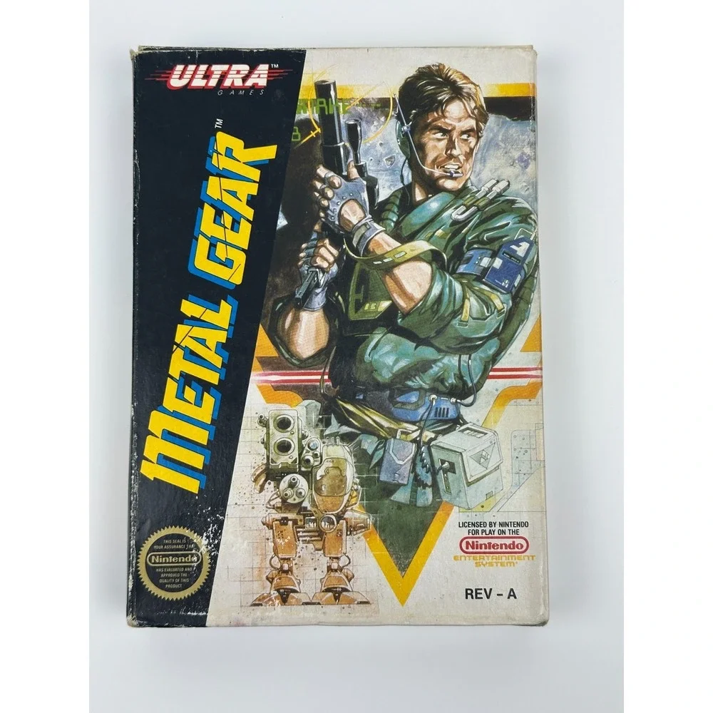 Metal Gear Nintendo NES Complete in Box CIB Tested Working - Picture 3 of 11
